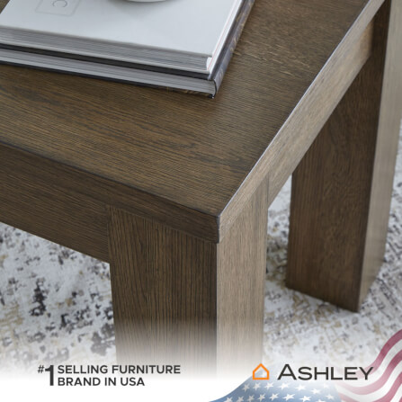 โต๊ะข้าง ASHLEY FURNITURE HOMESTORE รุ่น ROSSWAIN/60 สีน้ำตาล_3