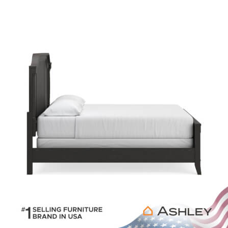 เตียงนอนขนาด 6 ฟุต ASHLEY FURNITURE HOMESTORE รุ่น WELLTERN/180 สีดำ_3