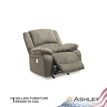 โซฟาปรับเอนนอน ไฟฟ้า 1 ที่นั่ง ASHLEY FURNITURE HOMESTORE รุ่น DRAYCOLL/1RM สีน้ำตาลอ่อน_3