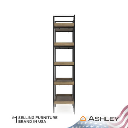 ชั้นวางหนังสือ ASHLEY FURNITURE HOMESTORE รุ่น MONTIA สีดำ_3