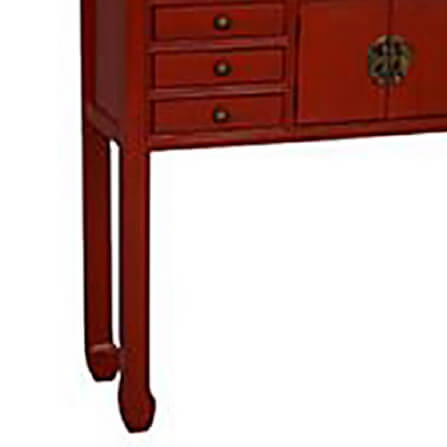 โต๊ะคอนโซล CHIC REPUBLIC รุ่น ROSARIO/96 สีแดงวินเทจ_4