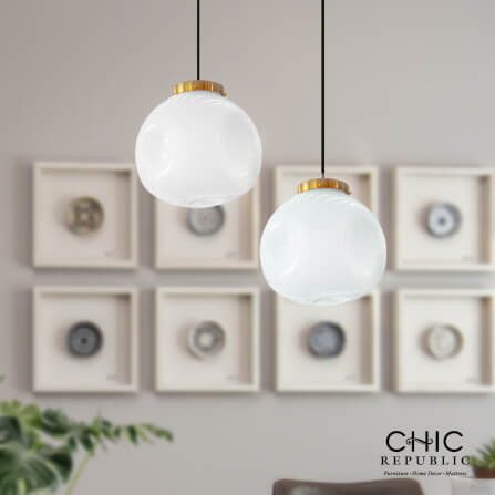 โคมไฟช่อ CHIC REPUBLIC รุ่น ARIA/1 สีทอง_4