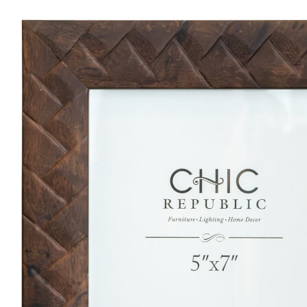 กรอบรูป CHIC REPUBLIC รุ่น BRICE/5×7 สีน้ำตาล_4