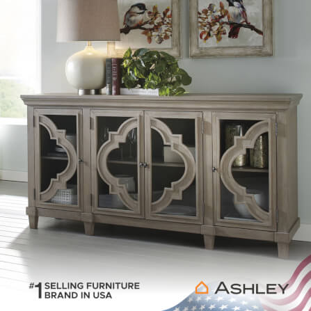 ตู้เตี้ยบานเปิด ASHLEY FURNITURE HOMESTORE รุ่น FOSSIL RIDGE/193 สีเทาวินเทจ_4