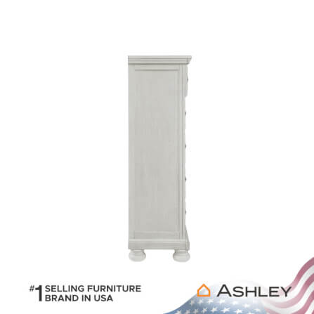ตู้ลิ้นชัก 5 ลิ้นชัก ASHLEY FURNITURE HOMESTORE รุ่น ROBBINSDALE/100 สีขาววินเทจ_4