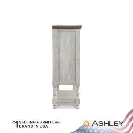 ตู้เตี้ยบานผสม ASHLEY FURNITURE HOMESTORE รุ่น HAVALANCE/113 สีขาววินเทจ_4
