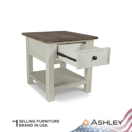 โต๊ะข้าง ASHLEY FURNITURE HOMESTORE รุ่น BOLANBURG-A/61 สีขาววินเทจ_4