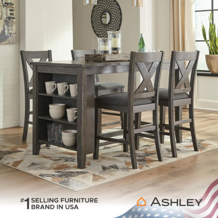 โต๊ะบาร์ ASHLEY FURNITURE HOMESTORE รุ่น CAITBROOK/152 สีน้ำตาลเข้ม_4