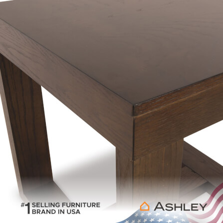 โต๊ะข้าง ASHLEY FURNITURE HOMESTORE รุ่น WATSON/60 สีน้ำตาลเข้ม_4
