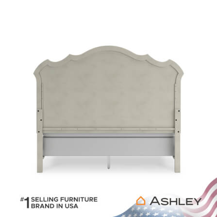 เตียงนอนขนาด 6 ฟุต ASHLEY FURNITURE HOMESTORE รุ่น ARLENDYNE/180 สีขาววินเทจ_4