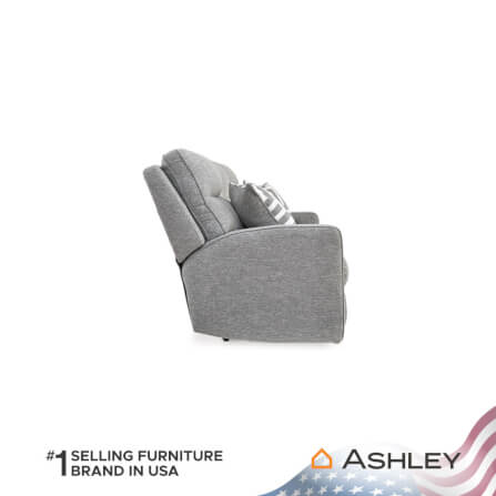 โซฟาปรับเอนไฟฟ้า 3 ที่นั่ง พร้อมพนักพิงศีรษะปรับได้ ASHLEY FURNITURE HOMESTORE รุ่น BISCOE/3RRM สีเทาอ่อน_4