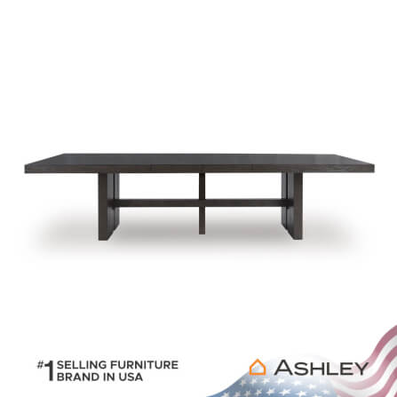 โต๊ะอาหาร ปรับขนาดได้ ASHLEY FURNITURE HOMESTORE รุ่น BURKHAUS/223-314 สีน้ำตาลเข้ม_4