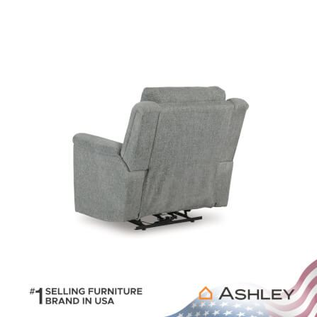 โซฟาปรับเอนนอน ไฟฟ้า 1 ที่นั่ง ASHLEY FURNITURE HOMESTORE รุ่น OVERFLOW/1RM สีเทา_4