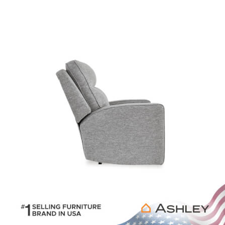 โซฟาปรับเอนไฟฟ้า 1 ที่นั่ง พร้อมพนักพิงศีรษะปรับได้ ASHLEY FURNITURE HOMESTORE รุ่น BISCOE/1RM สีเทาอ่อน_4
