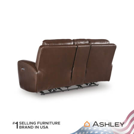 โซฟาปรับเอนนอนไฟฟ้า 2 ที่นั่งพร้อมที่วางแขน ASHLEY FURNITURE HOMESTORE  รุ่น MOMENTUM MOVES/2RRM สีน้ำตาลเข้ม_4