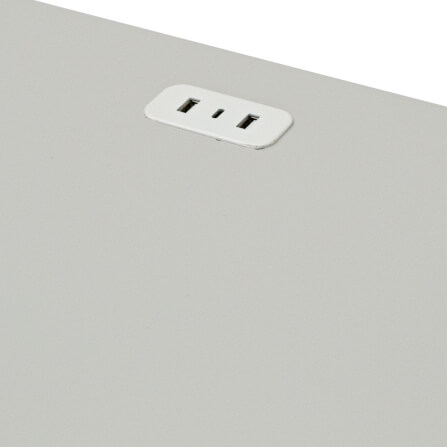 ตู้ข้างเตียงพร้อม USB และไฟส่องสว่าง CHIC REPUBLIC รุ่น TRELLO สีเทาอ่อน_5