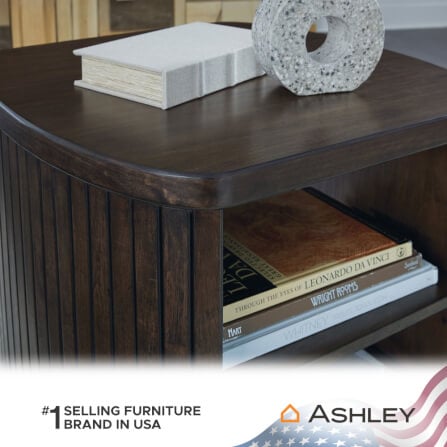 โต๊ะข้าง ASHLEY FURNITURE HOMESTORE รุ่น KORESTONE/63 สีน้ำตาลเข้ม_5