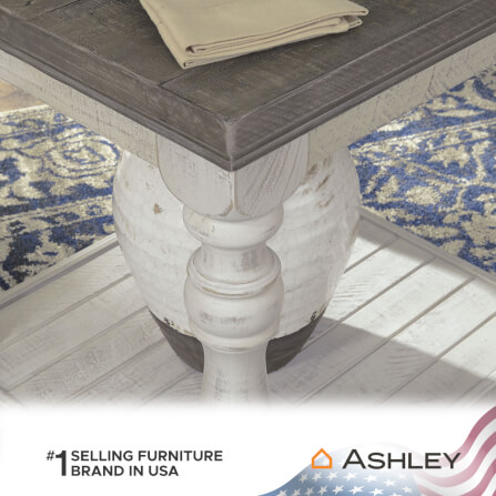 โต๊ะข้าง ASHLEY FURNITURE HOMESTORE รุ่น HAVALANCE/66 สีขาววินเทจ_5
