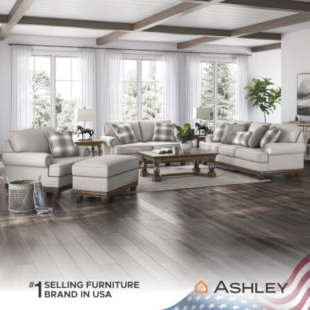 โซฟา 1 ที่นั่ง ASHLEY FURNITURE HOMESTORE รุ่น STOUGHTON/1 สีครีม_5