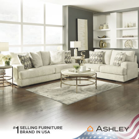 โซฟา 2 ที่นั่ง ASHLEY FURNITURE HOMESTORE รุ่น CARETTI/2 สีครีม_5