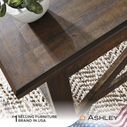 โต๊ะทำงาน ASHLEY FURNITURE HOMESTORE รุ่น BALDRIDGE/152 สีน้ำตาล_5