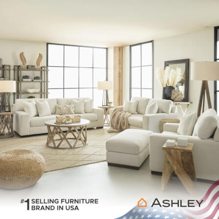 โซฟา 2 ที่นั่ง ASHLEY FURNITURE HOMESTORE รุ่น MAGGIE/2 สีครีม_5