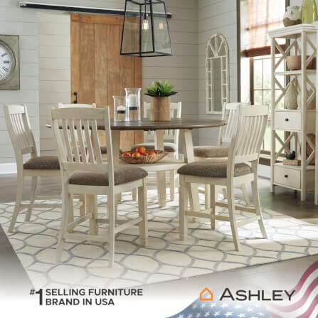 เก้าอี้บาร์ ASHLEY FURNITURE HOMESTORE รุ่น BOLANBURG สีขาววินเทจ_5
