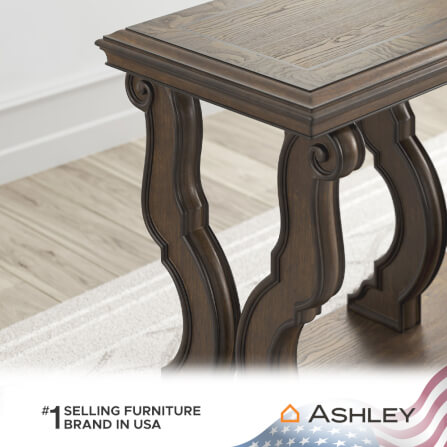 โต๊ะคอนโซล ASHLEY FURNITURE HOMESTORE รุ่น MAYLEE/130 สีน้ำตาลเข้ม_5