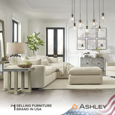 โซฟาตัว L ด้านซ้าย ASHLEY FURNITURE HOMESTORE รุ่น ELYZA/L สีเบจ_5