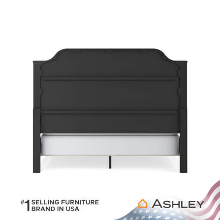 เตียงนอนขนาด 6 ฟุต ASHLEY FURNITURE HOMESTORE รุ่น WELLTERN/180 สีดำ_5