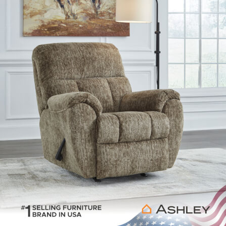 โซฟาปรับเอนนอน 1 ที่นั่ง ASHLEY FURNITURE HOMESTORE รุ่น RAMPANT/1R สีน้ำตาล_5