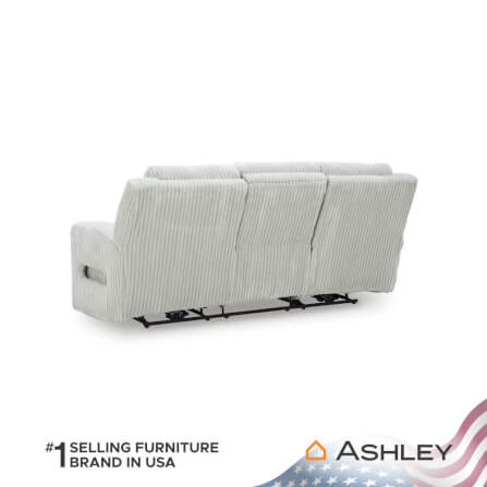 โซฟาปรับเอนไฟฟ้า 3 ที่นั่ง พร้อมพนักพิงศีรษะปรับได้ ASHLEY FURNITURE HOMESTORE รุ่น TWINBROOKE/3RRM สีเทาอ่อน_5