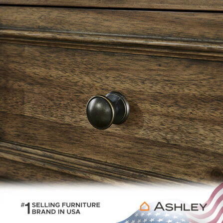 ตู้เตี้ยบานผสม ASHLEY FURNITURE HOMESTORE รุ่น STURLAYNE/142 สีน้ำตาล_6