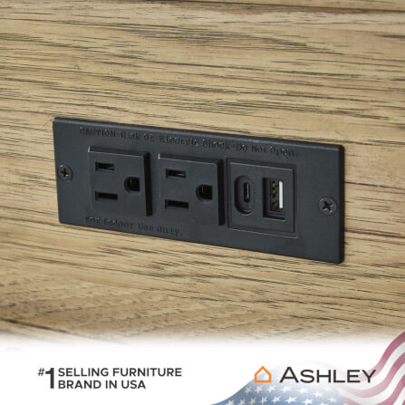 โต๊ะข้าง ASHLEY FURNITURE HOMESTORE รุ่น SHARLANCE/50 สีน้ำตาลอ่อน_6