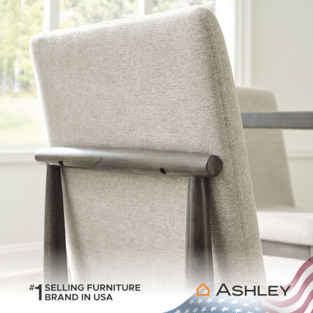 เก้าอี้ทานข้าว ASHLEY FURNITURE HOMESTORE รุ่น ARKENTON สีเบจ_6