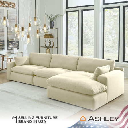 โซฟาตัว L ด้านซ้าย ASHLEY FURNITURE HOMESTORE รุ่น ELYZA/L สีเบจ_6