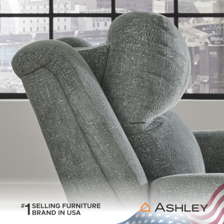 โซฟาปรับเอนนอน ไฟฟ้า 1 ที่นั่ง ASHLEY FURNITURE HOMESTORE รุ่น OVERFLOW/1RM สีเทา_6