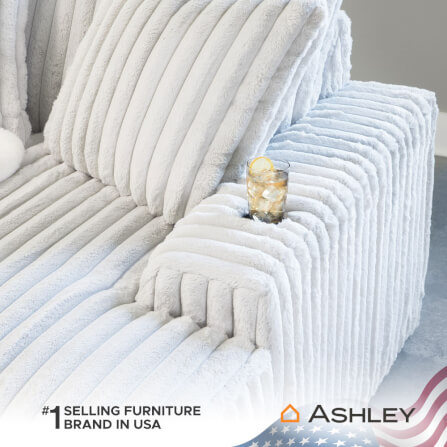 เดย์เบด ASHLEY FURNITURE HOMESTORE  รุ่น STUPENDOUS สีเทาอ่อน_6