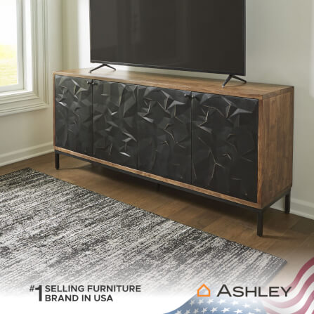 ตู้เตี้ยบานเปิด ASHLEY FURNITURE HOMESTORE รุ่น DORANNBY/177 สีน้ำตาล_7