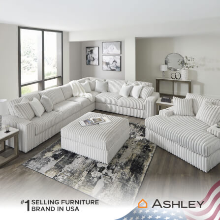 เดย์เบด ASHLEY FURNITURE HOMESTORE  รุ่น STUPENDOUS สีเทาอ่อน_7