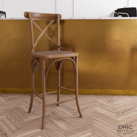 เก้าอี้บาร์ CHIC REPUBLIC รุ่น LOUISE LUX สีไม้ธรรมชาติ_7