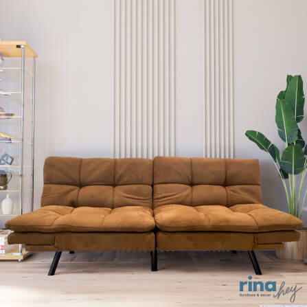 โซฟาเบด 2 ที่นั่ง RINA HEY WISH/2 สีไม้ธรรมชาติ_10