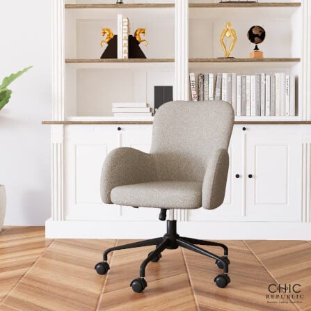 เก้าอี้สำนักงาน CHIC REPUBLIC KONNIE สีน้ำตาลอ่อน_8