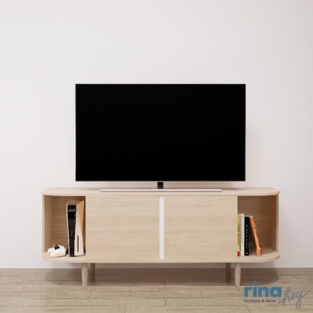 ตู้วางทีวี RINA HEY MOKKA PLUS/160 สีไม้ธรรมชาติ_8
