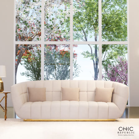 โซฟา 3 ที่นั่ง CHIC REPUBLIC รุ่น VIVO/3 สีครีม_10