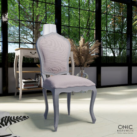 เก้าอี้รับประทานอาหาร CHIC REPUBLIC รุ่น CREEK สีเทาวินเทจ_5