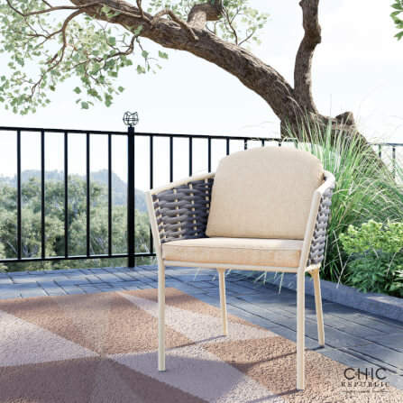 เก้าอี้สนาม CHIC REPUBLIC รุ่น FURO สีครีม_8