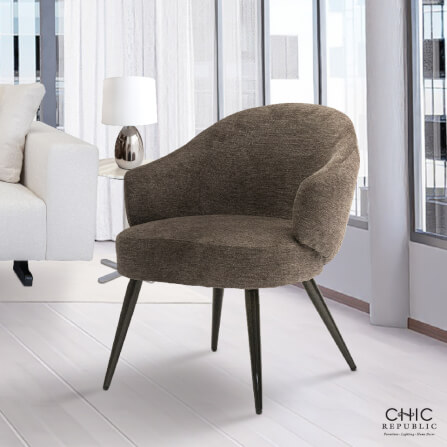 เก้าอี้พักผ่อน CHIC REPUBLIC รุ่น SIANNA สีน้ำตาลเข้ม_8