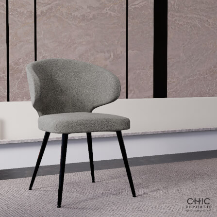 เก้าอี้รับประทานอาหาร CHIC REPUBLIC รุ่น OLIVER สีเทา_8