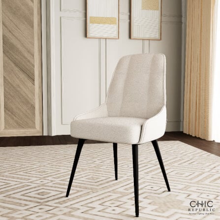 เก้าอี้รับประทานอาหาร CHIC REPUBLIC รุ่น MAIYA สีเบจ_8